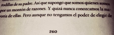 Cita literaria: Stephen Chbosky, Las ventajas de ser invisible