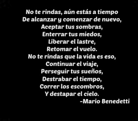 Cita literaria: Mario Benedetti